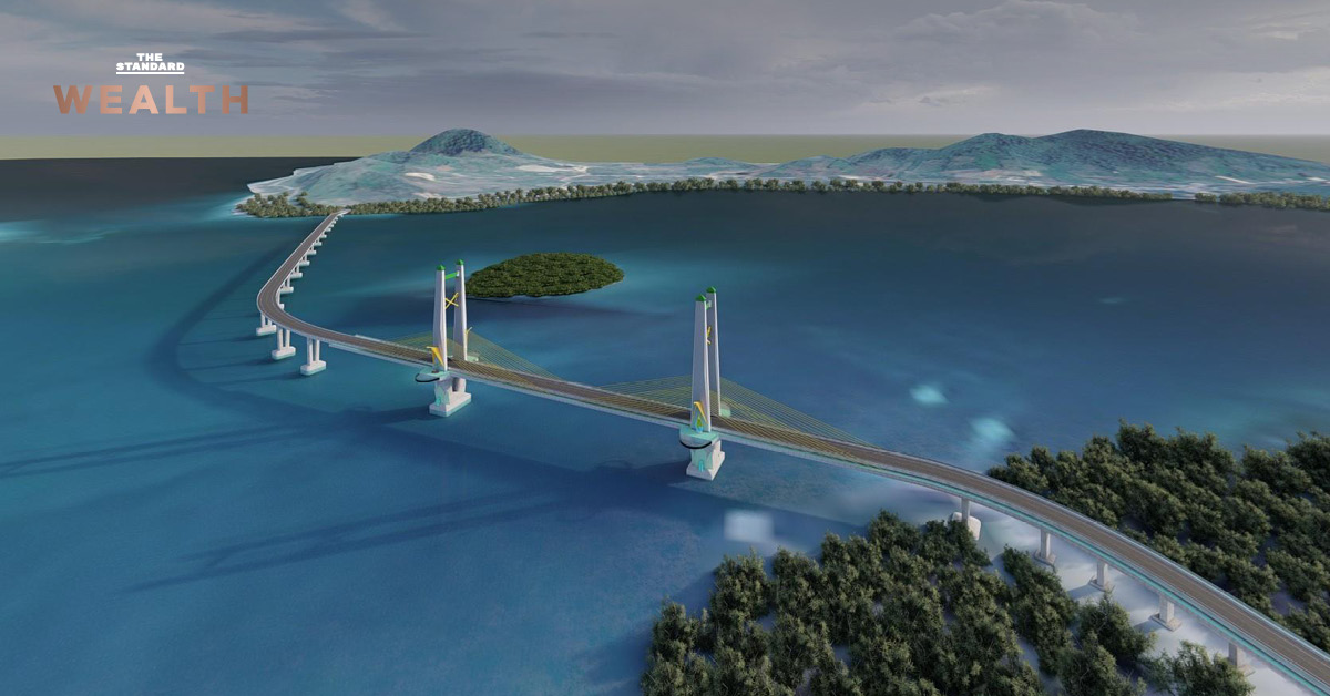โมเดลสะพานเชื่อมเกาะลันตาและสะพานข้ามทะเลสาบสงขลา