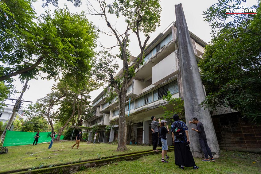 ภาพบรรยากาศการรวมตัวคัดค้านการรื้อถอนหอพักอ่างแก้ว มหาวิทยาลัยเชียงใหม่ 3