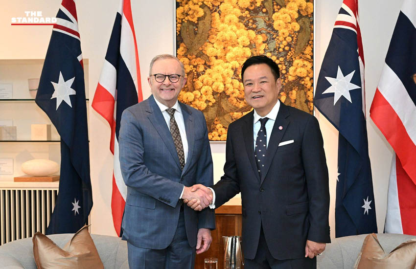 อนุทิน ชาญวีรกูล นายกรัฐมนตรีและรัฐมนตรีว่าการกระทรวงมหาดไทย พบกับ แอนโทนี แอลบาเนซี นายกรัฐมนตรีออสเตรเลีย ระหว่างการเยือนอย่างเป็นทางการ 4