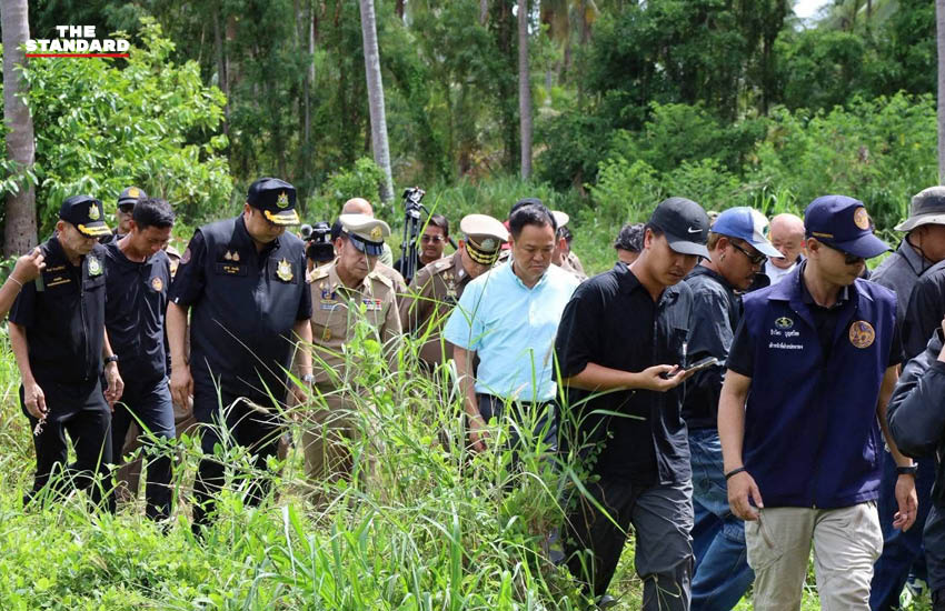 อนุทิน ชาญวีรกูล ลงพื้นที่ติดตามคดีฆาตกรรม 5 ศพ ที่จังหวัดชลบุรี 2