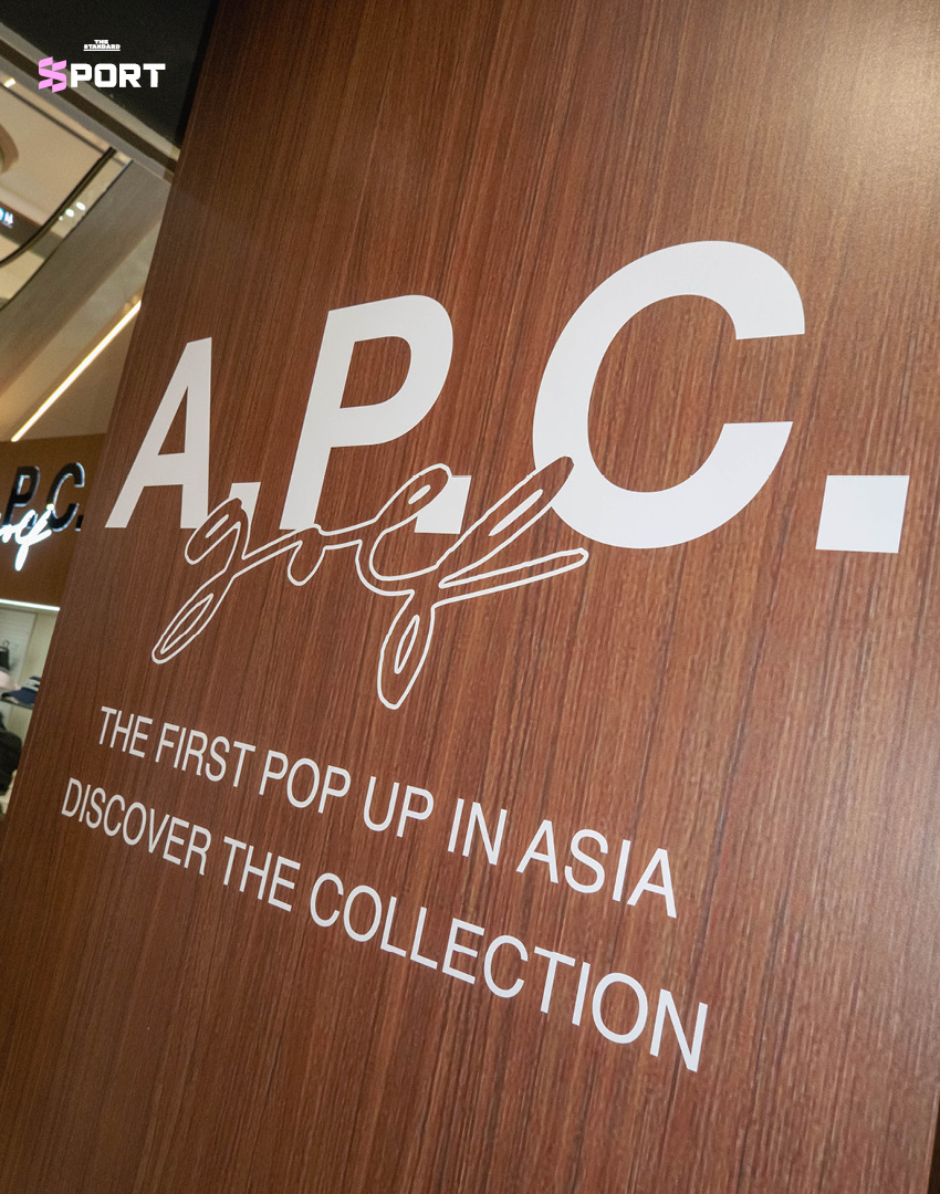 ภาพบรรยากาศป๊อปอัพสโตร์ A.P.C. Golf แห่งแรกในเอเชียที่ธนิยะ 12