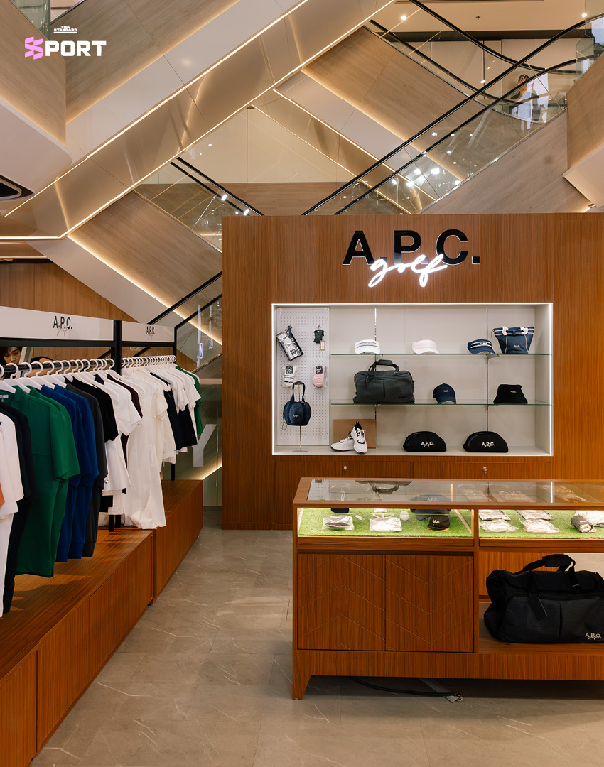 ภาพบรรยากาศป๊อปอัพสโตร์ A.P.C. Golf แห่งแรกในเอเชียที่ธนิยะ 6