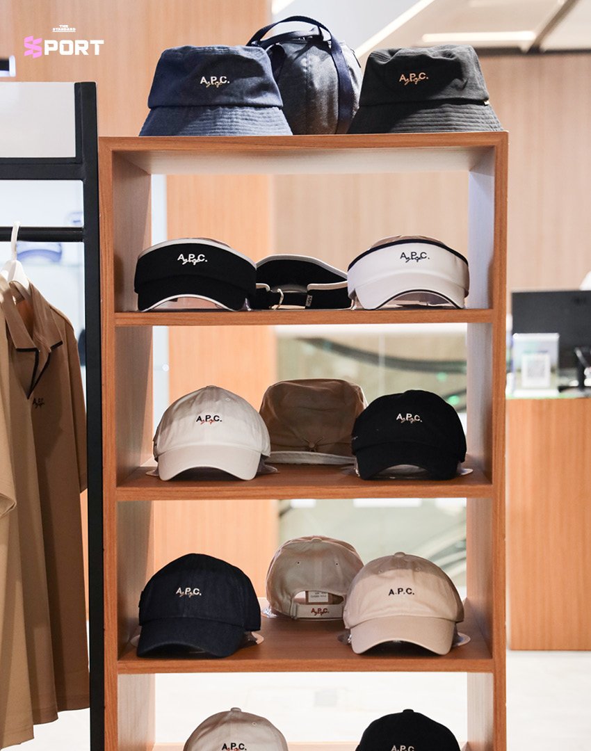 ภาพบรรยากาศป๊อปอัพสโตร์ A.P.C. Golf แห่งแรกในเอเชียที่ธนิยะ 8