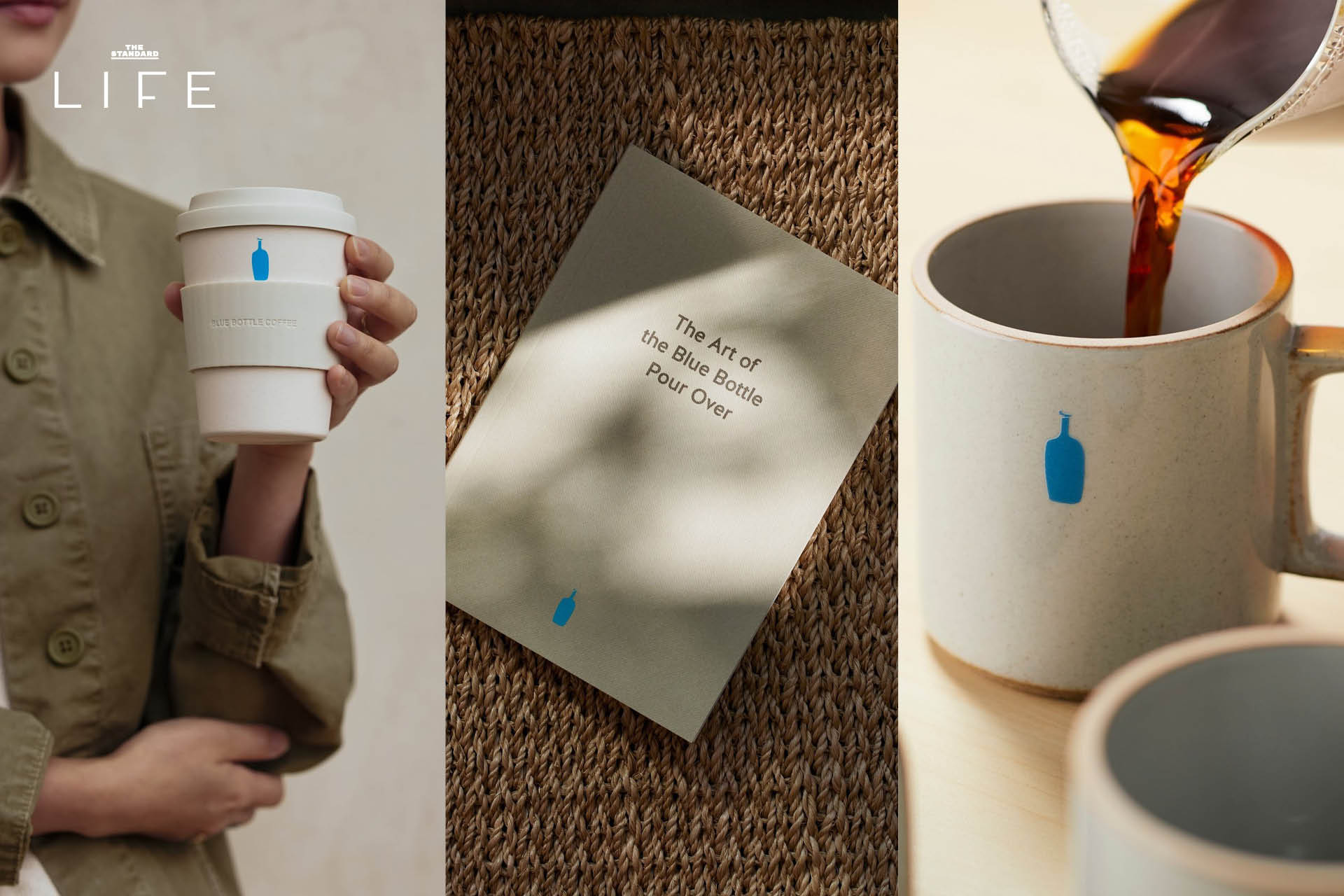 โลโก้ Blue Bottle Coffee ขวดสีฟ้าอันเป็นเอกลักษณ์ 3