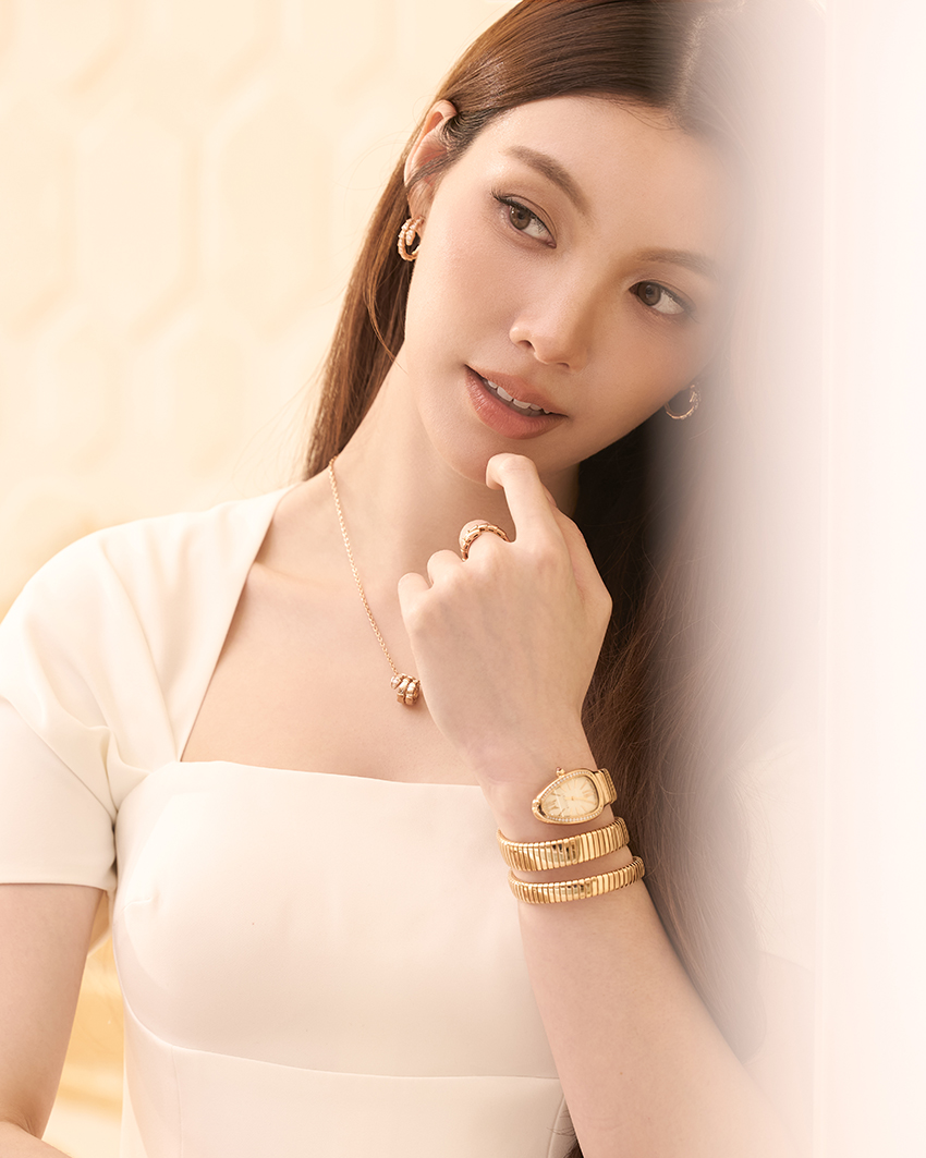 ออม-กรณ์นภัส และคุณแม่ ก้อย-นฤมล ในแคมเปญวันแม่ของ Bvlgari 2