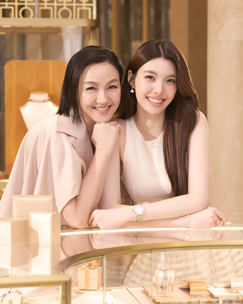 ออม-กรณ์นภัส และคุณแม่ ก้อย-นฤมล ในแคมเปญวันแม่ของ Bvlgari 3