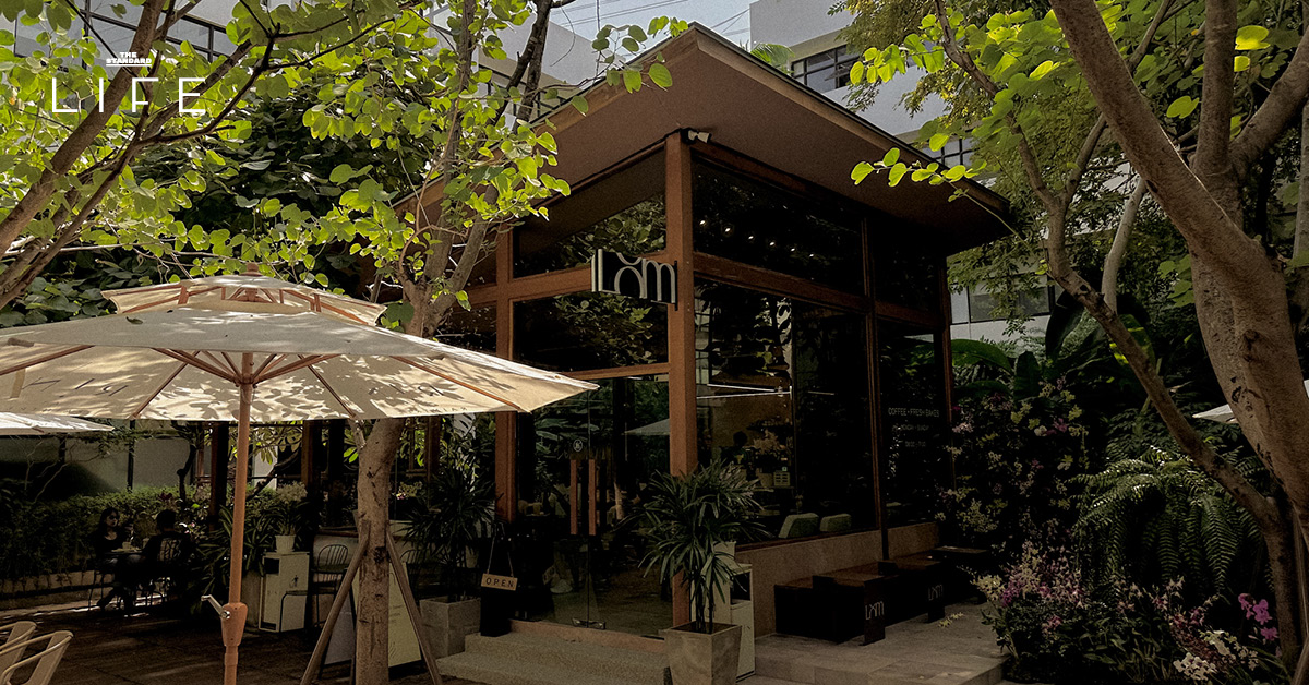 Cafe LOM คาเฟ่เรือนกระจกเปิดใหม่ย่านพระราม 9 บรรยากาศร่มรื่น