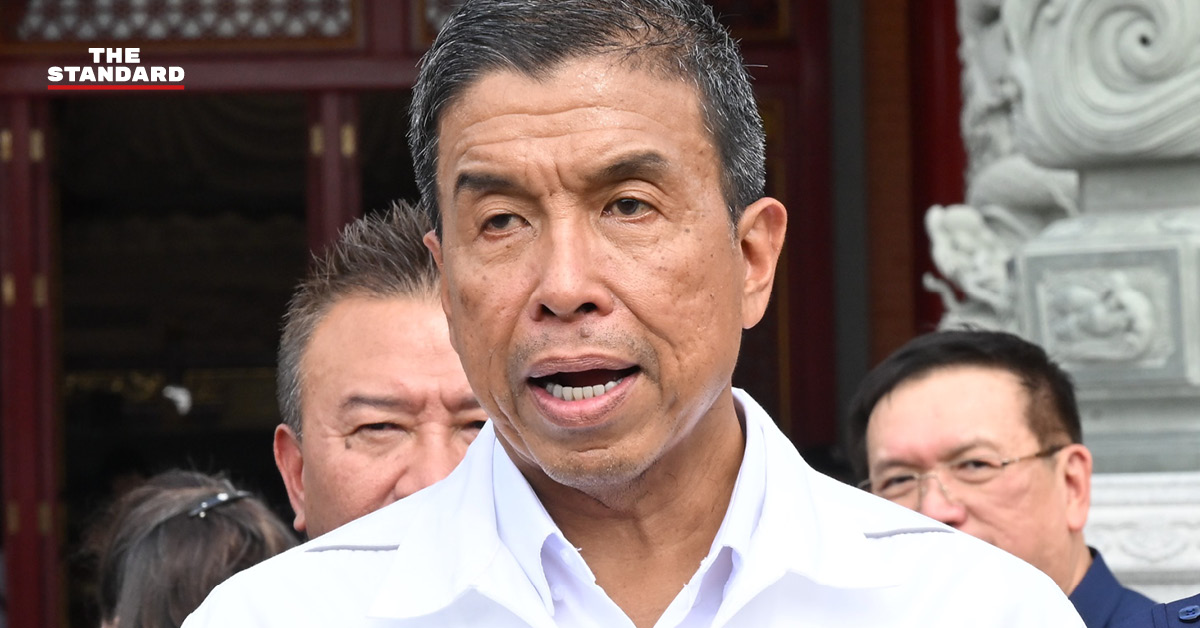 ชัชชาติ สิทธิพันธุ์ ผู้ว่าฯ กทม. แถลงข่าวประเมินสถานการณ์น้ำ