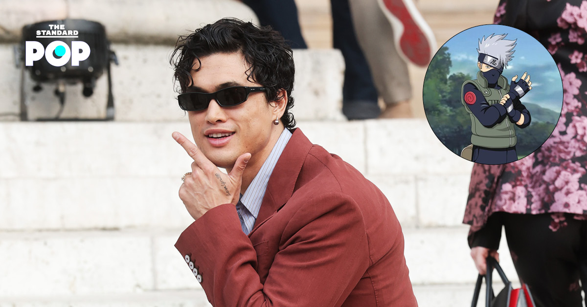 Charles Melton นักแสดงหนุ่มในชุดสูทสีดำ