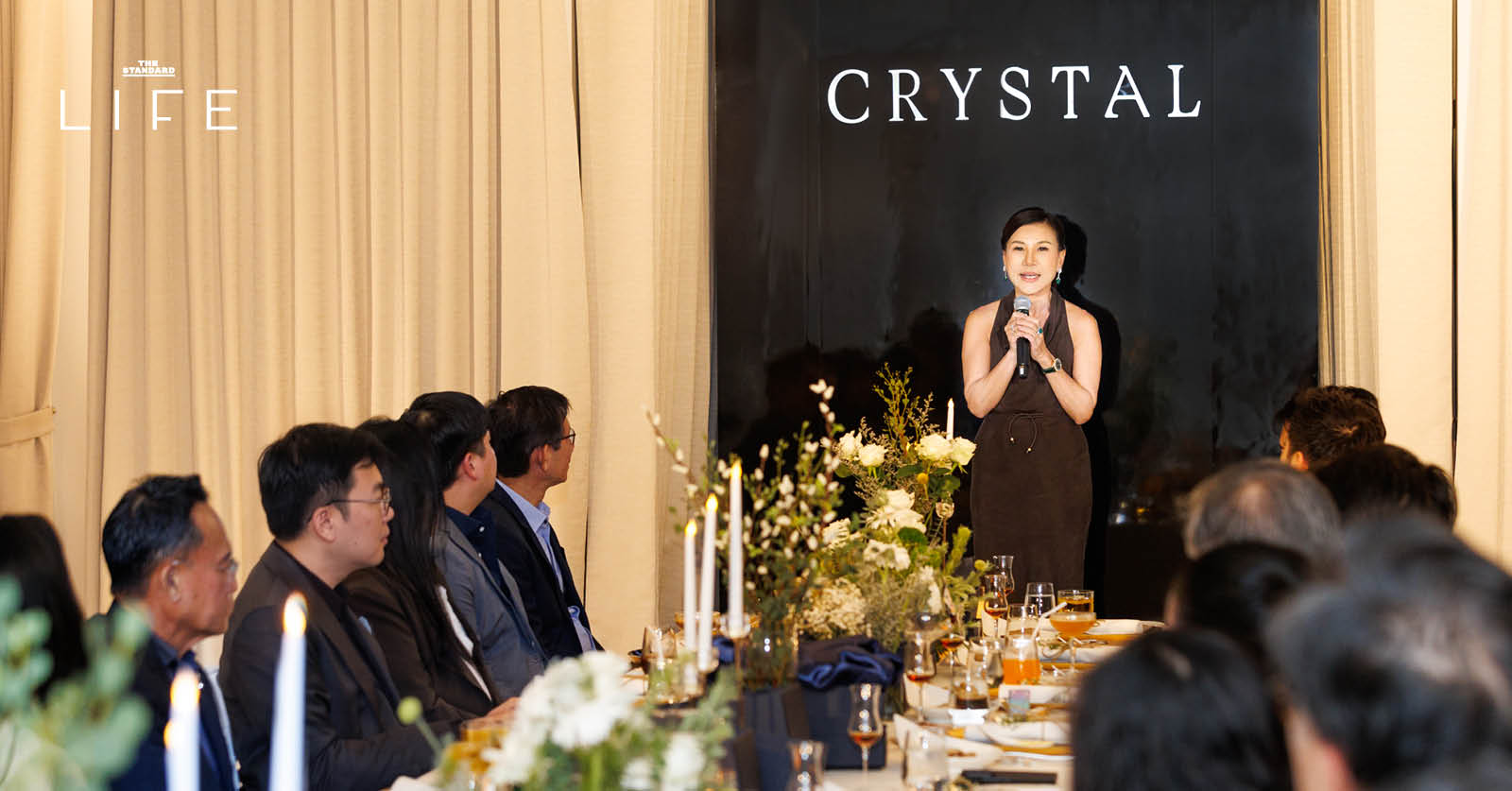 ภาพบรรยากาศงาน A Life, Curated Evening ณ Crystal Solana