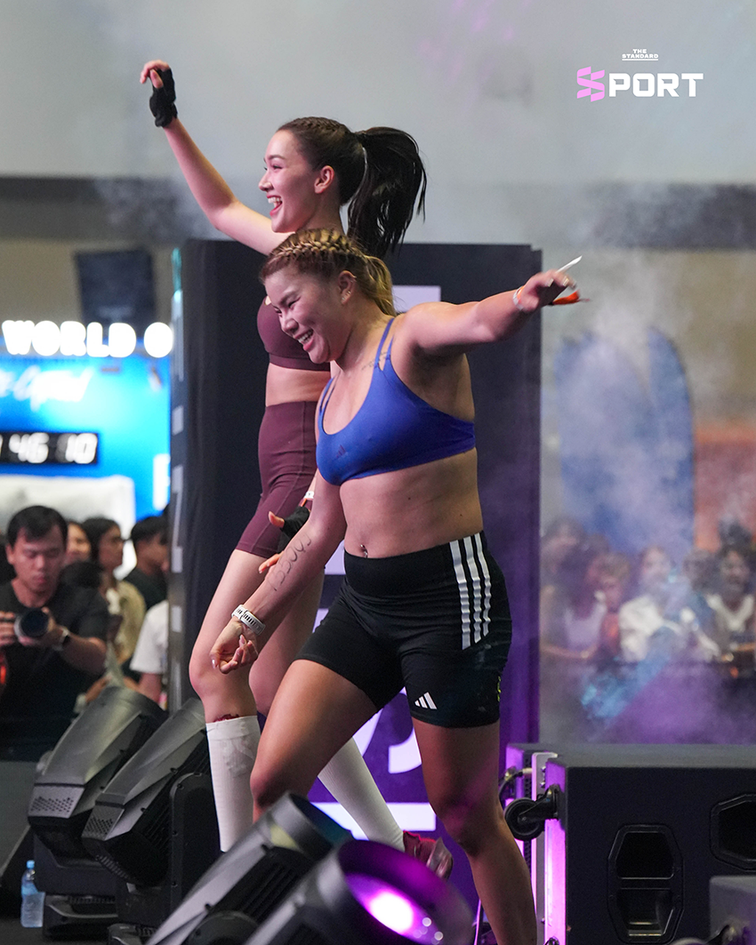 ไดอาน่า ฟลีโป ขณะเข้าร่วมการแข่งขัน HYROX Bangkok 2026 8