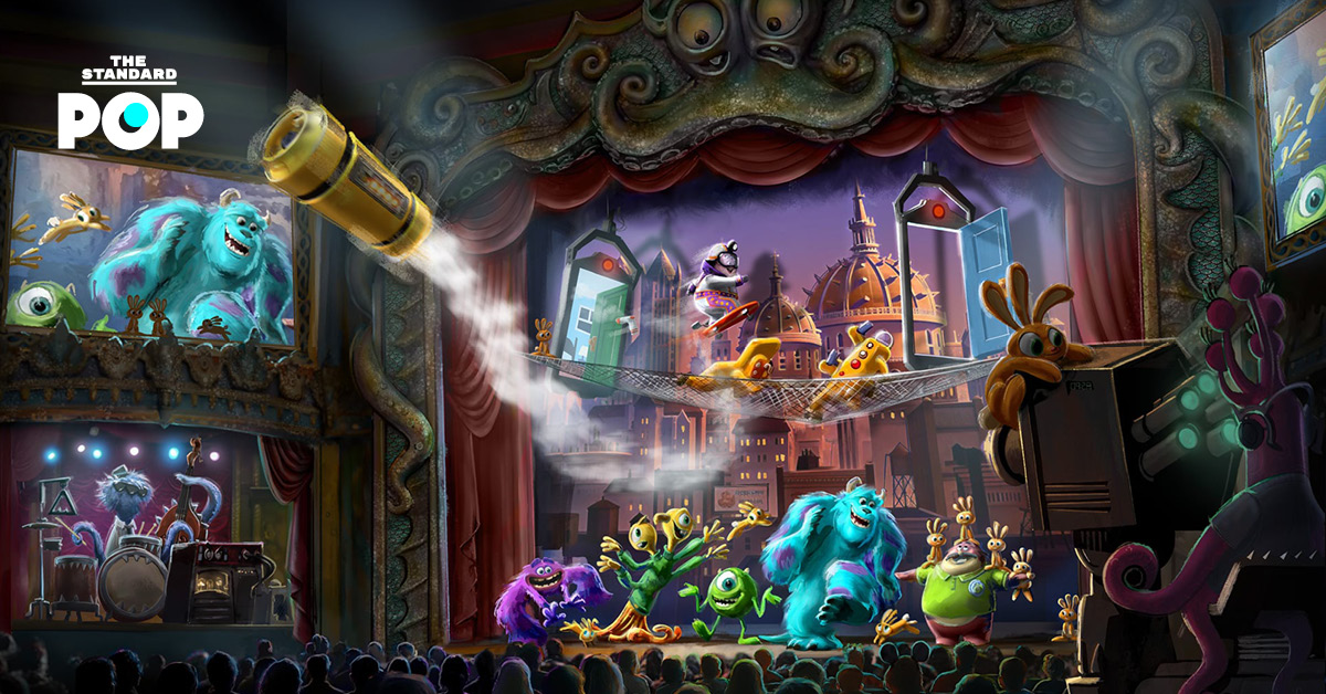 ภาพคอนเซ็ปต์ธีมแลนด์ Monsters, Inc. ที่ Disney World