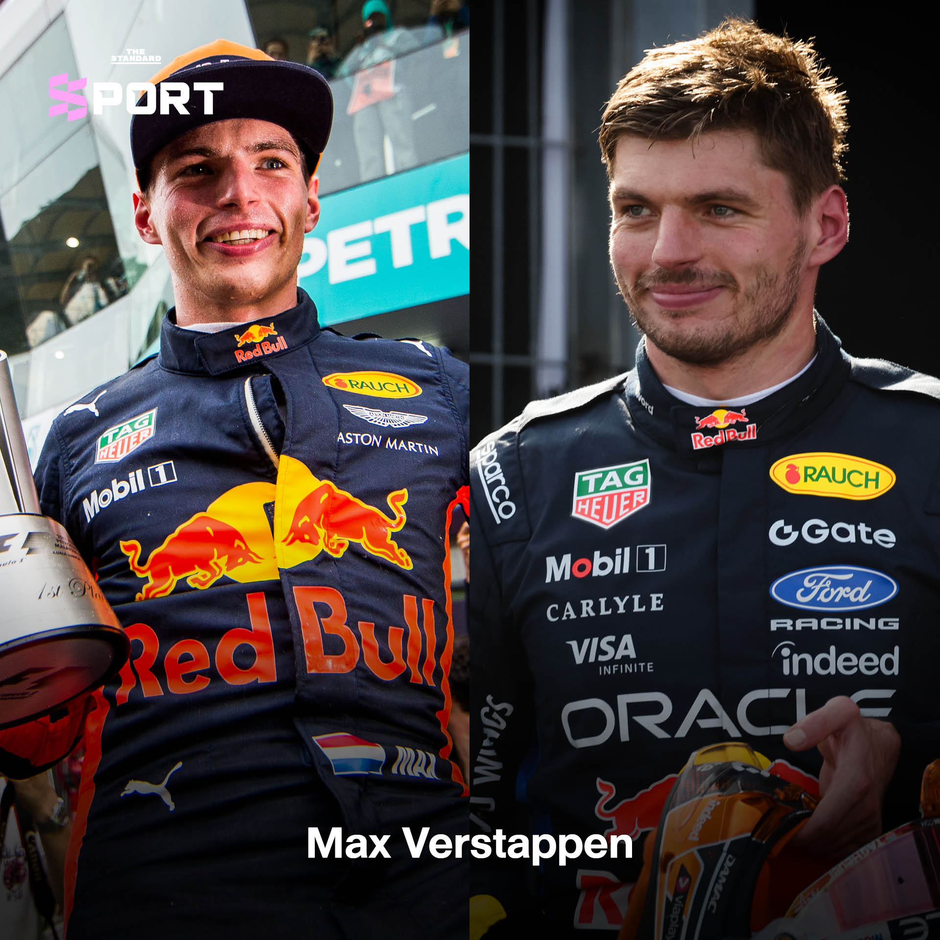 ภาพปกเปรียบเทียบนักขับ F1 ในอดีตและปัจจุบัน แสดงความเปลี่ยนแปลงตลอด 9 ปี 1