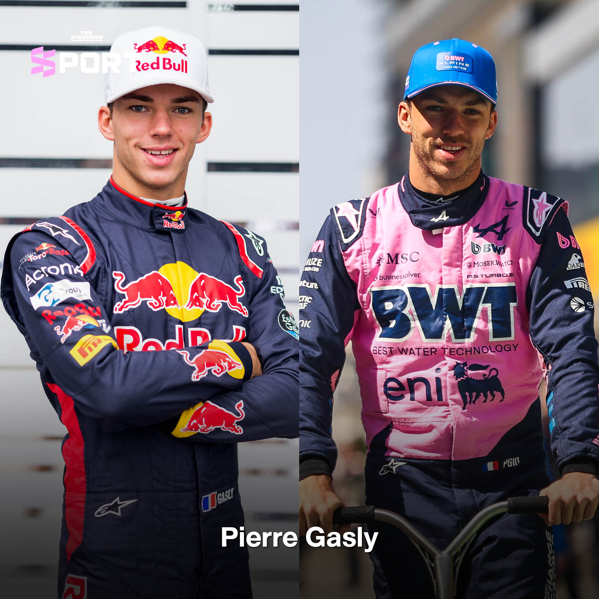 ภาพปกเปรียบเทียบนักขับ F1 ในอดีตและปัจจุบัน แสดงความเปลี่ยนแปลงตลอด 9 ปี 9