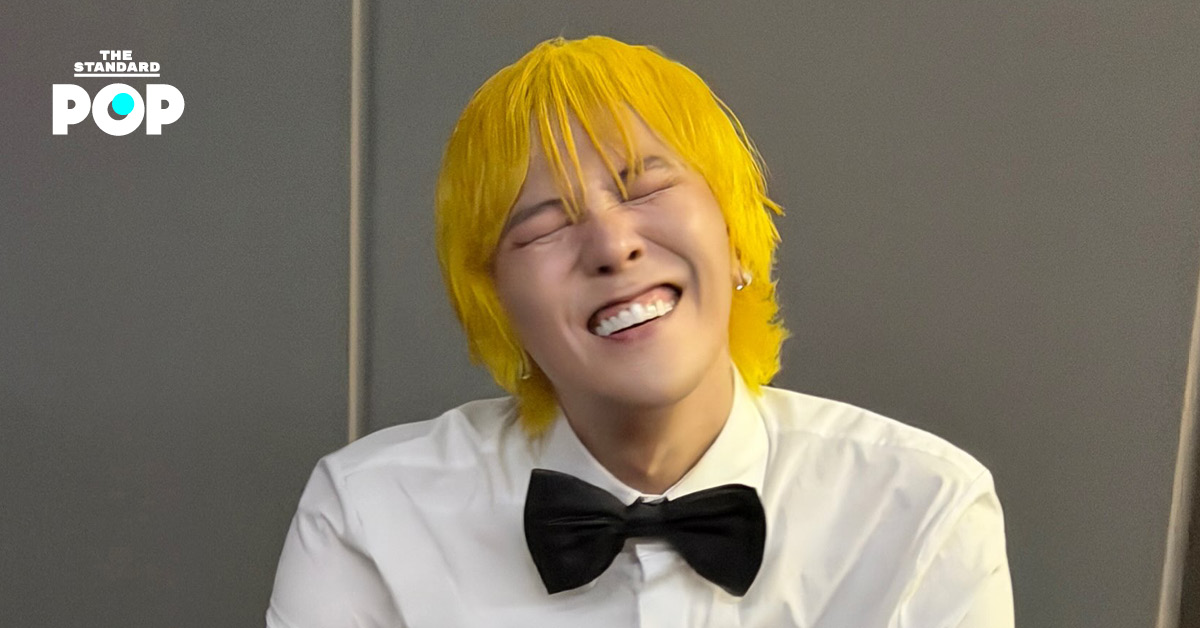ภาพ G-DRAGON ขณะให้สัมภาษณ์ในรายการ DdeunDdeun