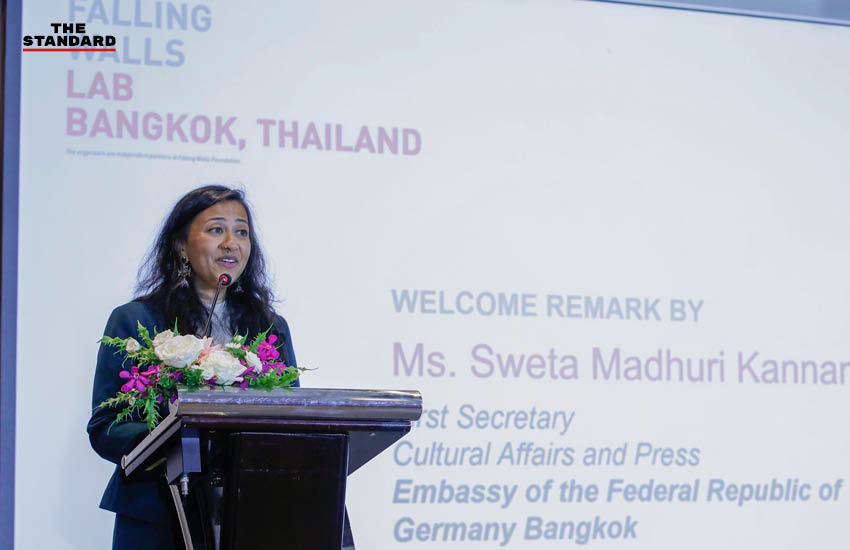 Beatriz Aira Jacob ผู้พัฒนาชุดตรวจ G6PD รับรางวัลชนะเลิศ Falling Walls Lab Bangkok 2026 5