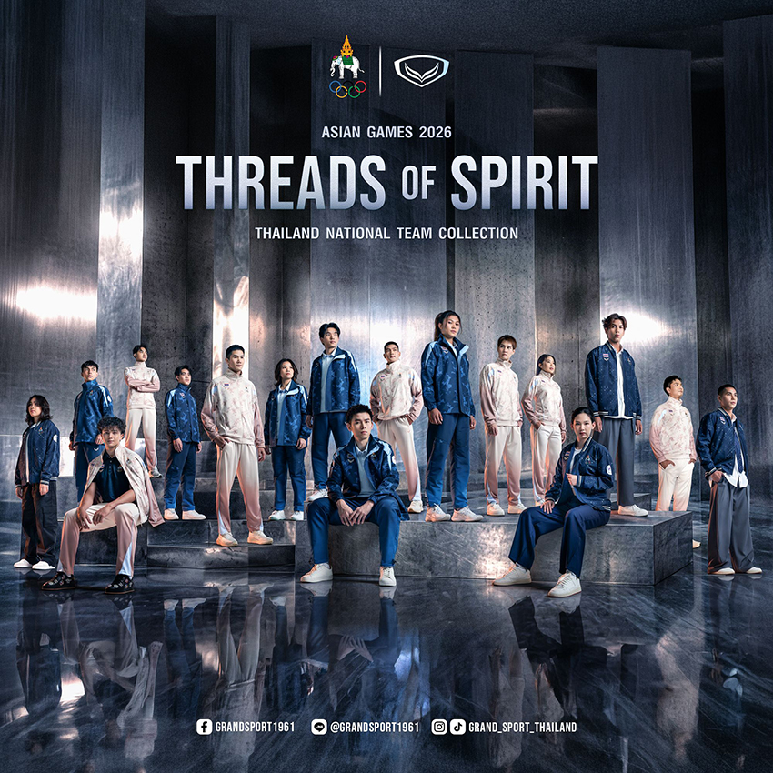 ชุดนักกีฬาทีมชาติไทยจากแกรนด์สปอร์ตสำหรับเอเชียนเกมส์ 2026 17