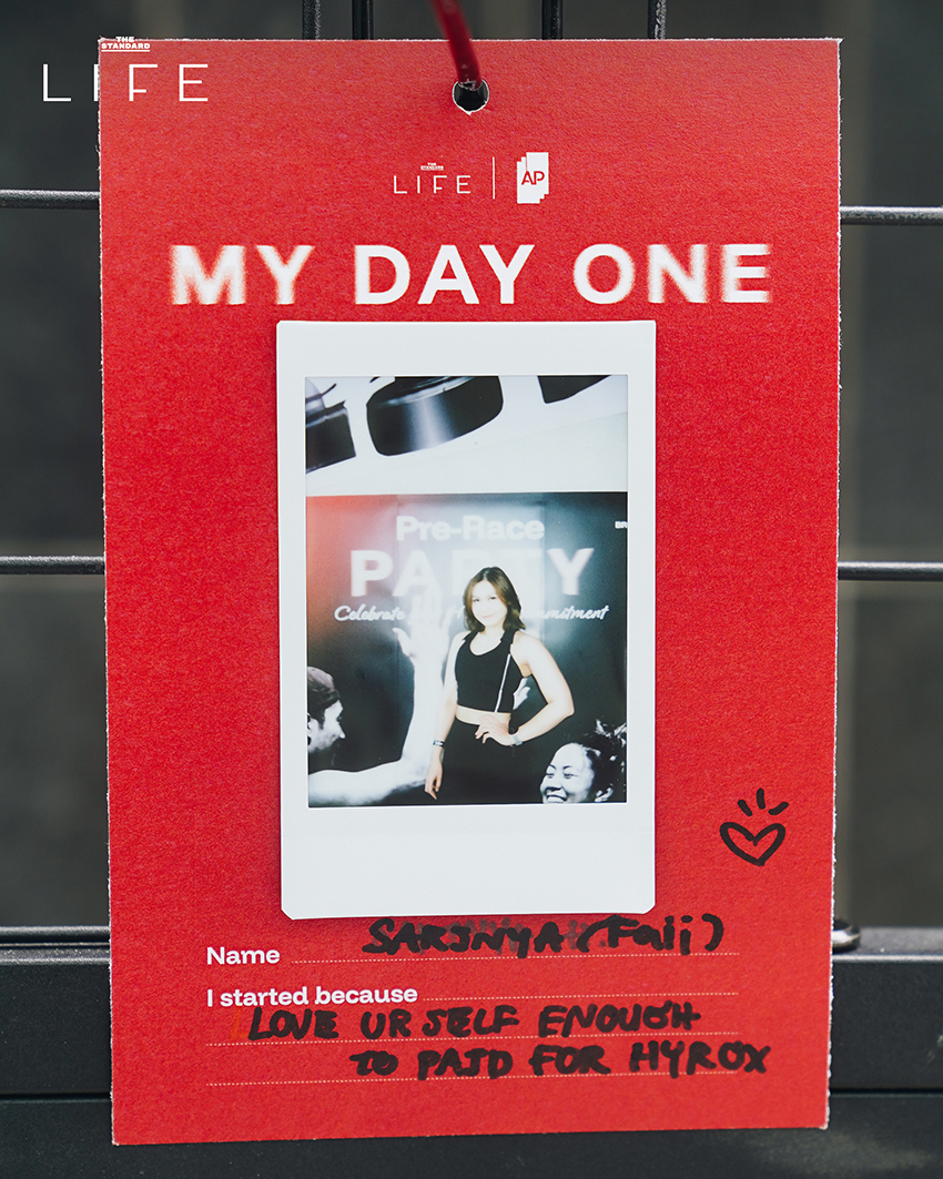 นักกีฬาและผู้เข้าร่วมงานฉลอง Day One และบันทึกก้าวแรกบนเส้นทาง HYROX ในงาน Pre-Race Party 19