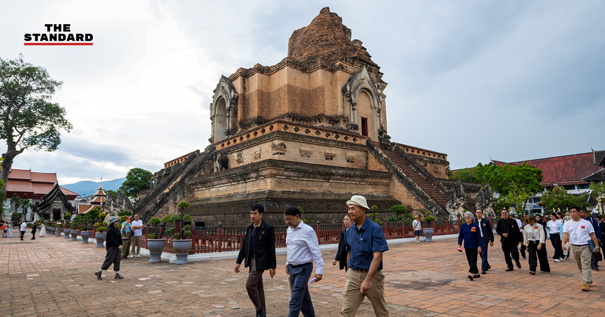ผู้เชี่ยวชาญ ICOMOS ตรวจประเมินวัดเจดีย์หลวงวรวิหาร จังหวัดเชียงใหม่