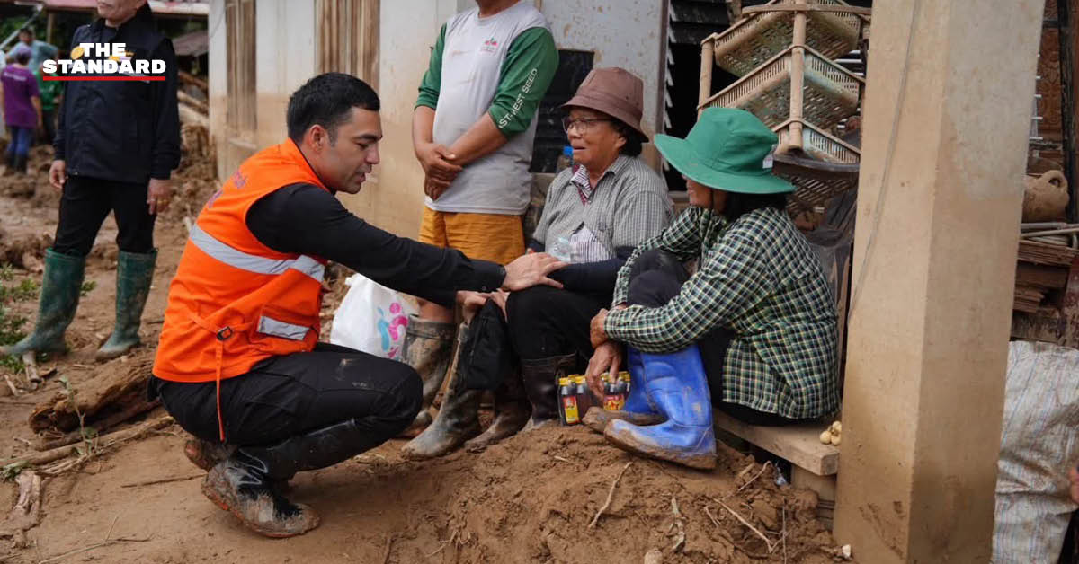 เจเศรษฐ์ ไทยเศรษฐ์ ลงพื้นที่อำเภอปัว จังหวัดน่าน ตรวจเยี่ยมการทำงานของเจ้าหน้าที่และเครื่องจักรในการฟื้นฟูพื้นที่หลังน้ำลด