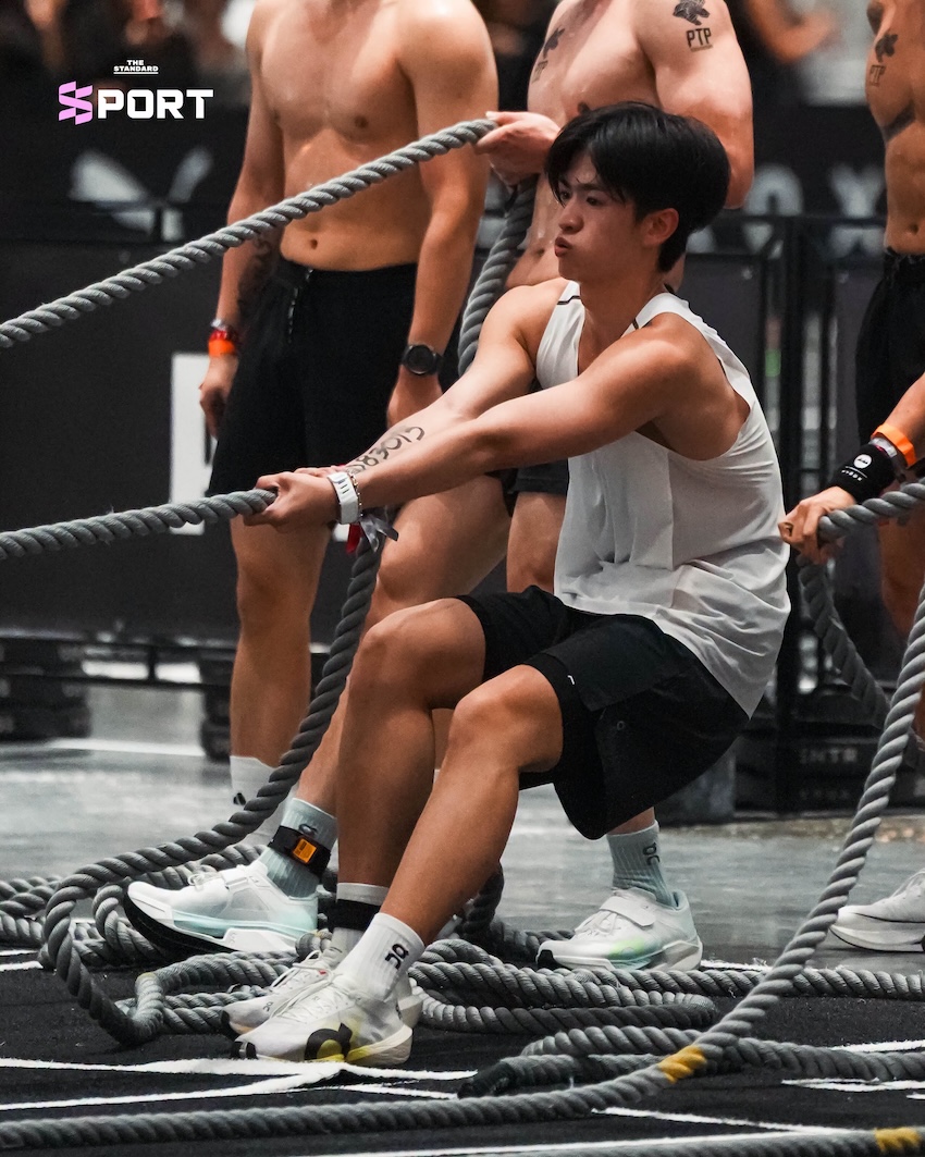 คิมจินวุค หรือ จินวุค วง BUS ในการแข่งขัน HYROX Bangkok 2026 4