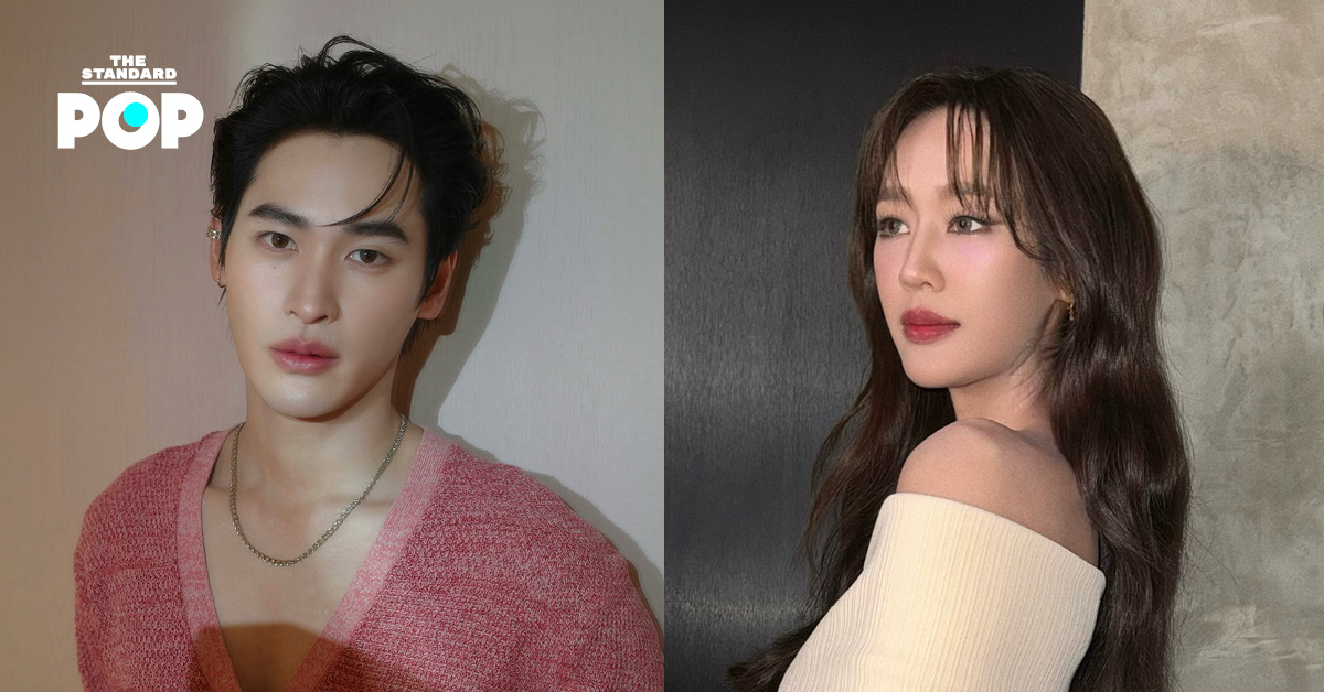 ภาพ เก้า นพเก้า และ พาย รินรดา สองนักแสดงนำจากละครเรื่อง รสกาล Enchanted Taste In Time