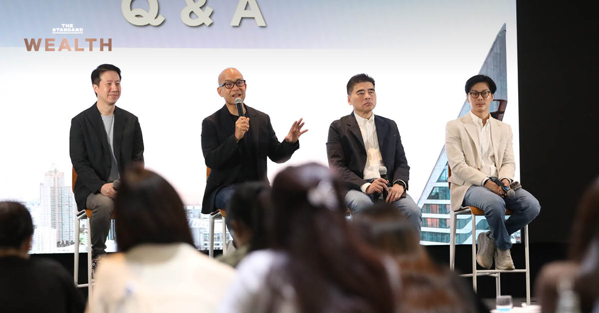 อธิศ รุจิรวัฒน์ ประธานคณะเจ้าหน้าที่ด้านกรุงศรี คอนซูมเมอร์ กำลังแถลงข่าว 5
