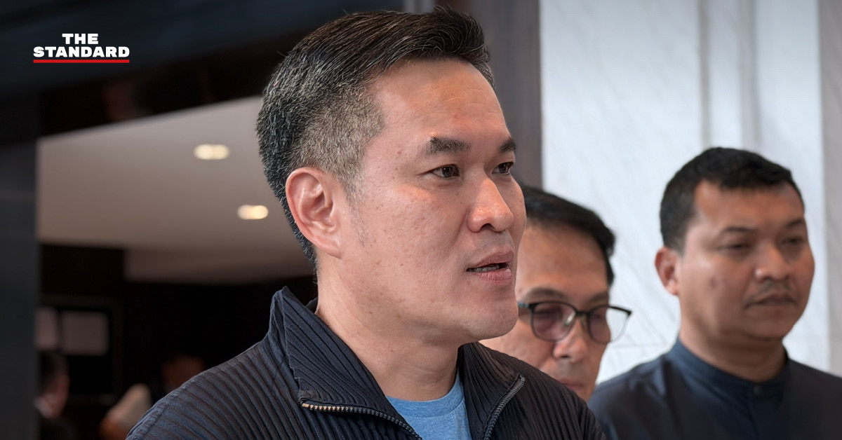 อาสพลธ์ สรรณ์ไตรภพ ประธาน กมธ.ป.ป.ช. แถลงข่าวกรณีการจัดสอบท้องถิ่น