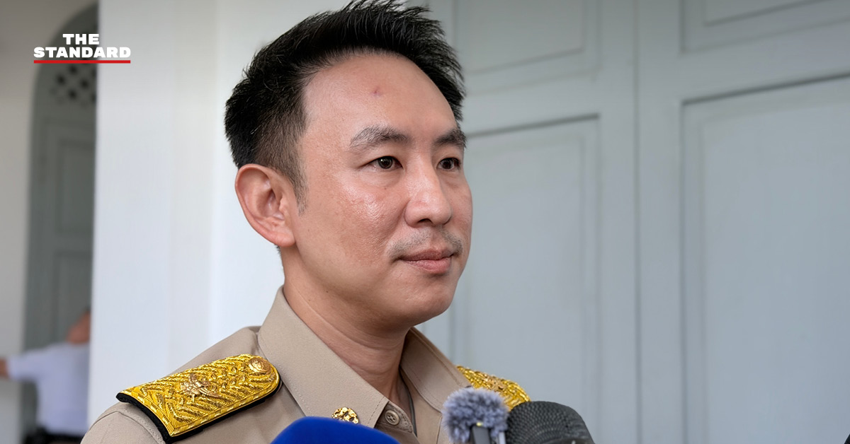 วรศิษฎ์ เลียงประสิทธิ์ รัฐมนตรีช่วยว่าการกระทรวงมหาดไทย แถลงข่าว