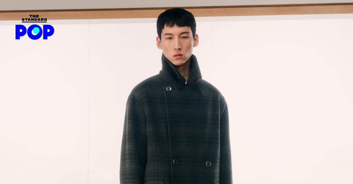 นายแบบสวมใส่เสื้อผ้าจากแคปซูลคอลเล็กชัน Louis Vuitton Men’s Fall 2027