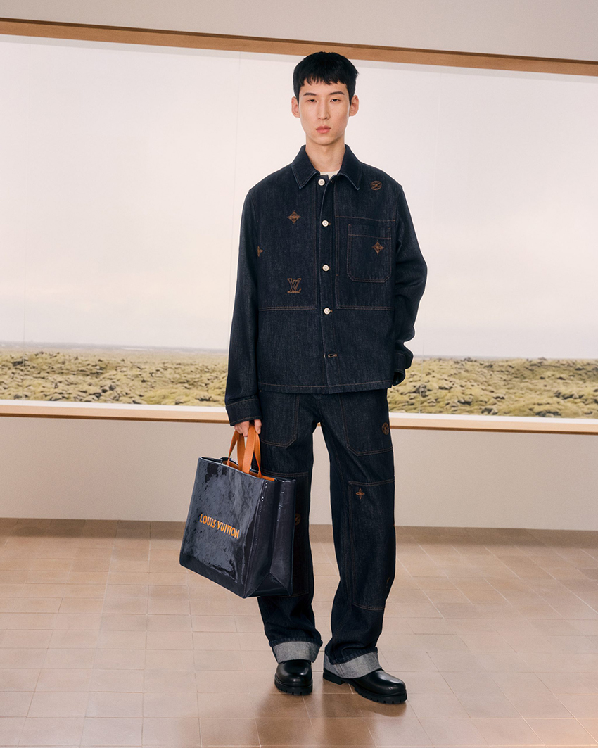 นายแบบสวมใส่เสื้อผ้าจากแคปซูลคอลเล็กชัน Louis Vuitton Men’s Fall 2027 5