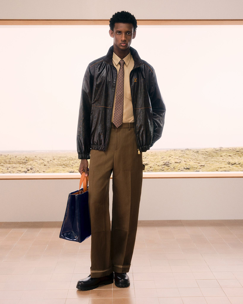 นายแบบสวมใส่เสื้อผ้าจากแคปซูลคอลเล็กชัน Louis Vuitton Men’s Fall 2027 9