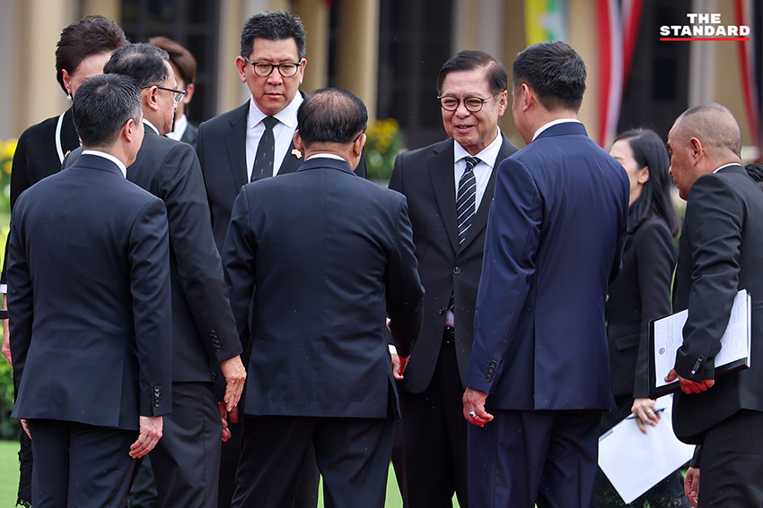 อนุทิน ชาญวีรกูล นายกรัฐมนตรี ต้อนรับ พล.อ. อาวุโส มินอ่องหล่าย ประธานาธิบดีเมียนมา ในพิธีต้อนรับอย่างเป็นทางการ 5