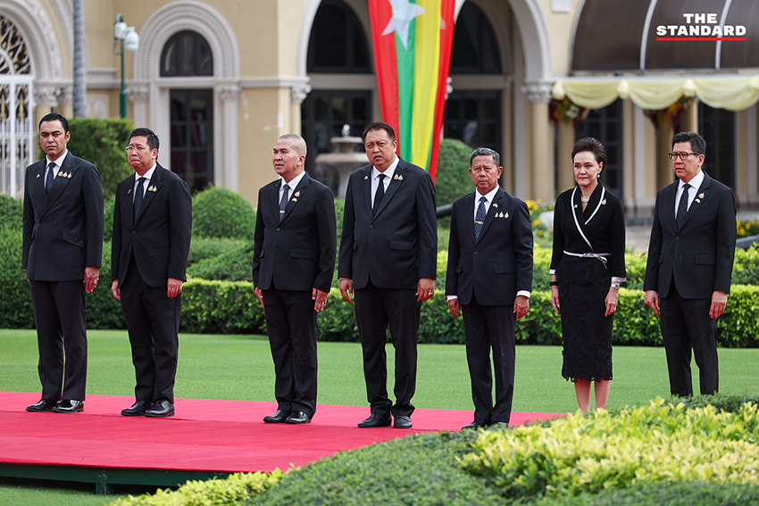 อนุทิน ชาญวีรกูล นายกรัฐมนตรี ต้อนรับ พล.อ. อาวุโส มินอ่องหล่าย ประธานาธิบดีเมียนมา ในพิธีต้อนรับอย่างเป็นทางการ 8