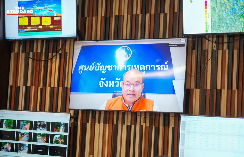 ภาพการประชุมคณะกรรมการป้องกันและแก้ไขปัญหาอุทกภัยและภัยแล้งในพื้นที่ภาคเหนือ นำโดย ศ.ดร.ยศชนัน วงศ์สวัสดิ์ ที่จังหวัดน่าน 4