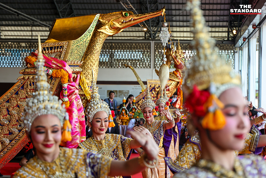 ภาพพิธีบวงสรวงเรือพระราชพิธี โดยกองทัพเรือ เพื่อเตรียมจัดขบวนพยุหยาตราทางชลมารค 5