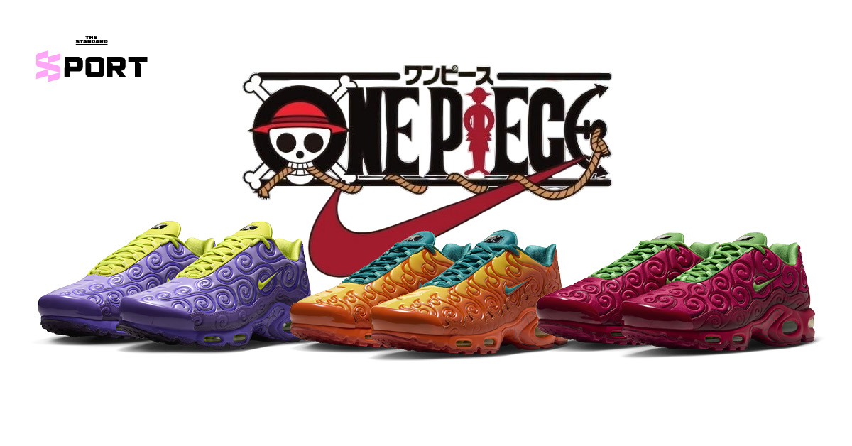 รองเท้า Nike Air Max Plus 3 คู่จากคอลเล็กชัน Nike x One Piece