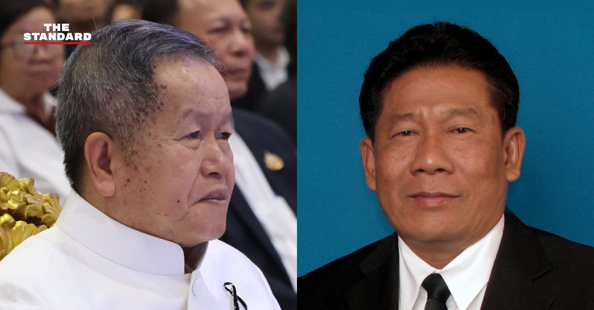 ภาพประกอบข่าว: ฉลอง เรี่ยวแรง อดีต สส. และ พ.ต.อ.ธงชัย เย็นประเสริฐ นายก อบจ. นนทบุรี