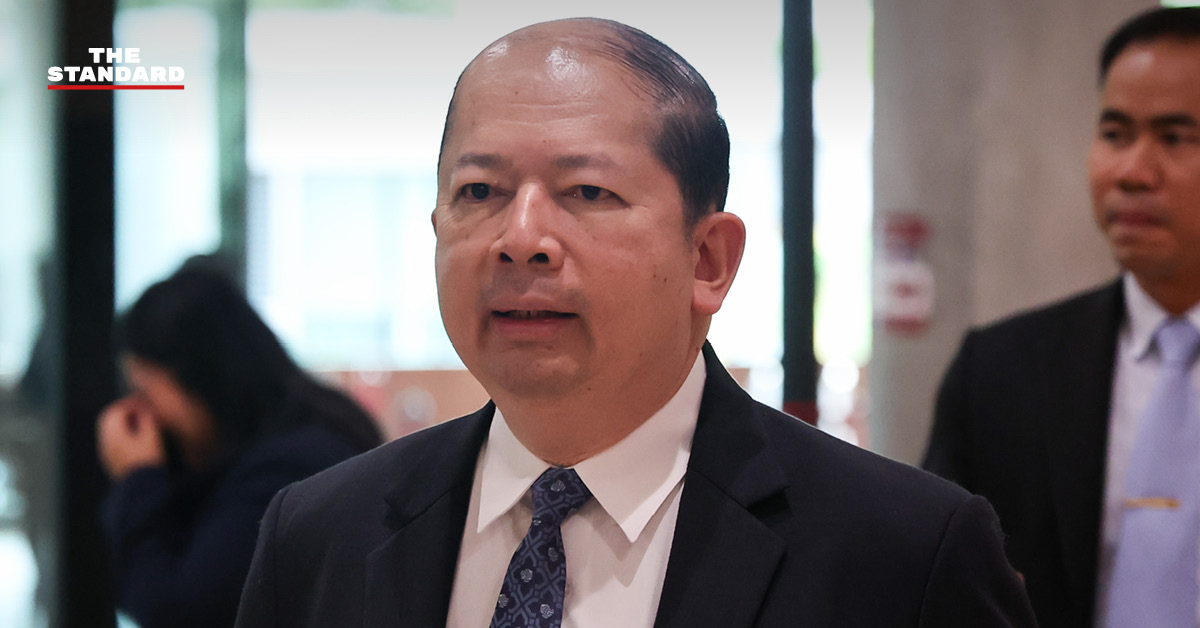 ฉัตรชัย บางชวด เลขาธิการสภาความมั่นคงแห่งชาติ ให้สัมภาษณ์สื่อมวลชน