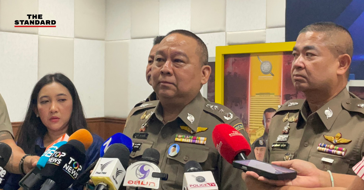 พล.ต.ท. ณัฐศักดิ์ เชาวนาศัย ผู้บัญชาการตำรวจสอบสวนกลาง แถลงข่าวความคืบหน้าคดีทุจริตสอบท้องถิ่น