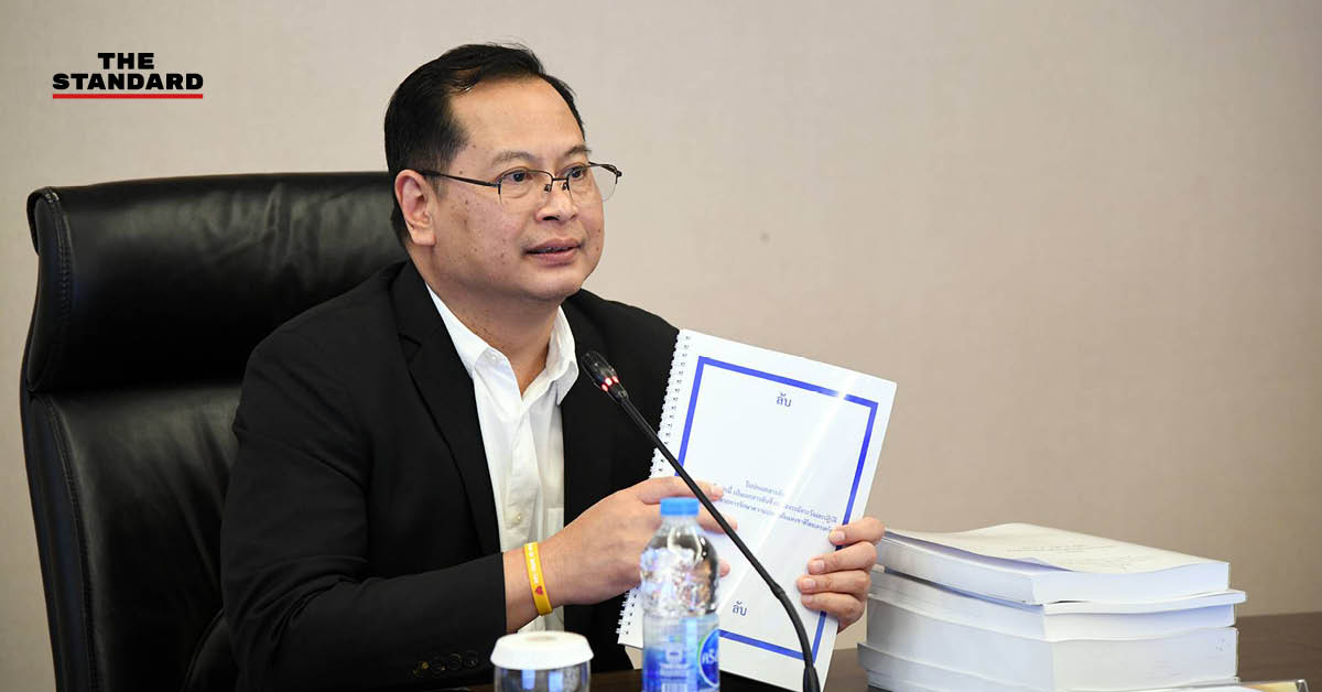 ปกรณ์ นิลประพันธ์ รองนายกรัฐมนตรีฝ่ายกฎหมาย แถลงสรุปผลสอบทุจริตสอบท้องถิ่น