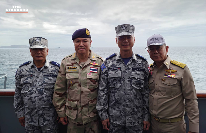 นายกรัฐมนตรี อนุทิน ชาญวีรกูล ตรวจเยี่ยมเรือหลวงจักรีนฤเบศรและชมการฝึกกองทัพเรือ 5