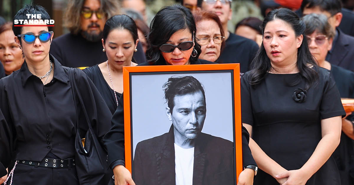 บรรยากาศพิธีฌาปนกิจ เร แม๊คโดแนลด์ ที่วัดยาง พระอารามหลวง