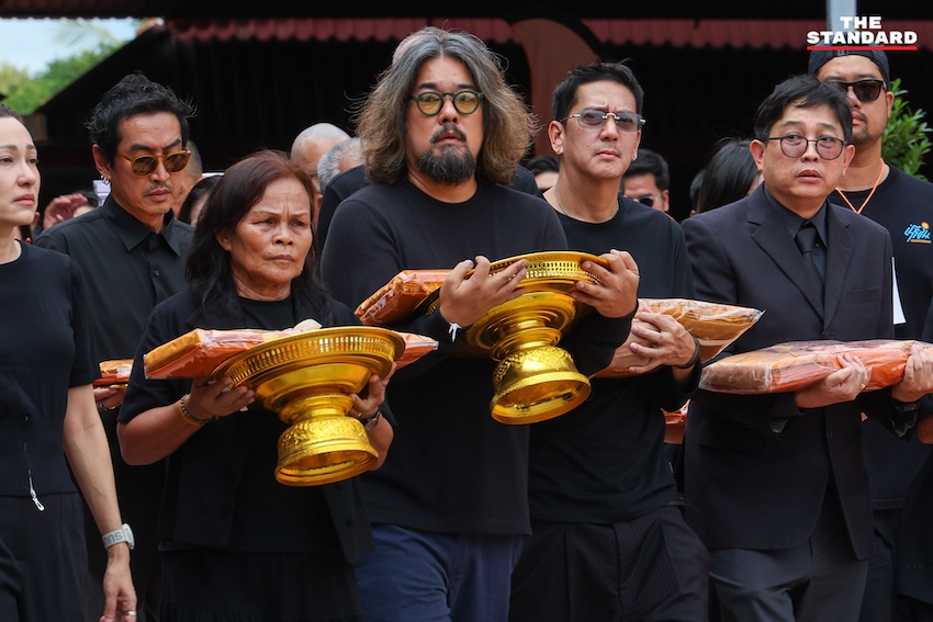 บรรยากาศพิธีฌาปนกิจ เร แม๊คโดแนลด์ ที่วัดยาง พระอารามหลวง 26
