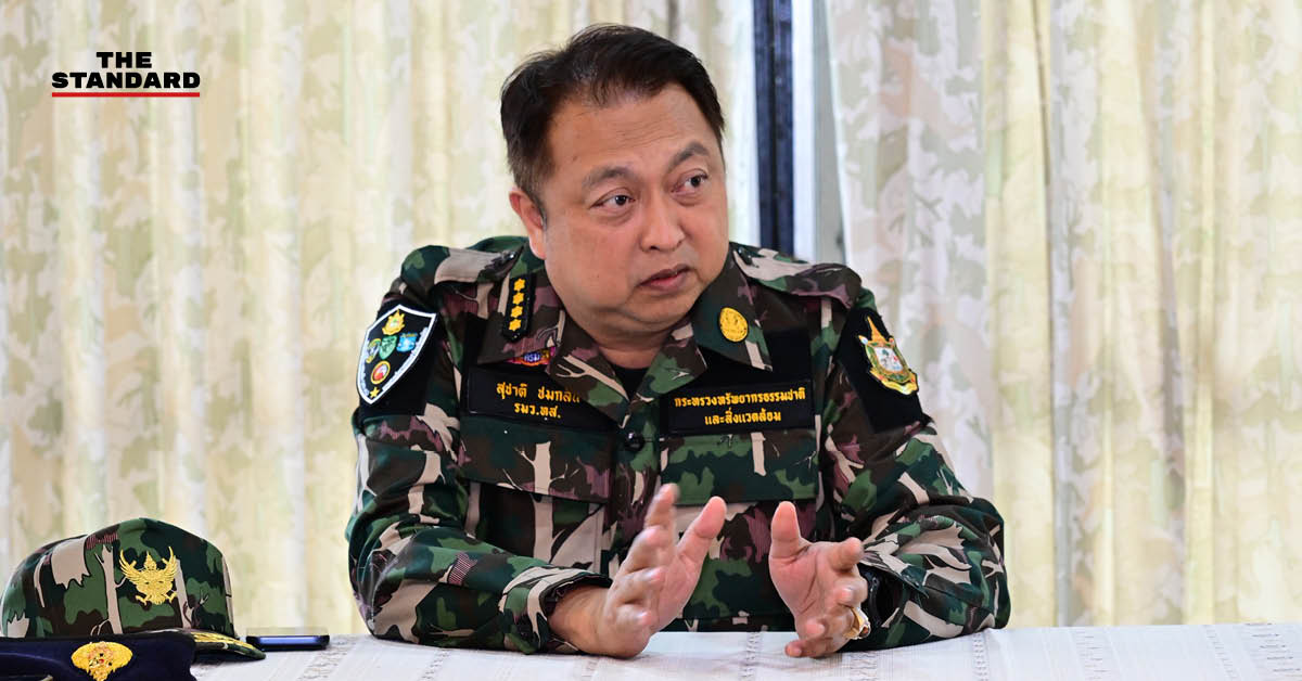 สุชาติ ชมกลิ่น รัฐมนตรีว่าการกระทรวงทรัพยากรธรรมชาติและสิ่งแวดล้อม ลงพื้นที่อุทยานแห่งชาติทับลาน