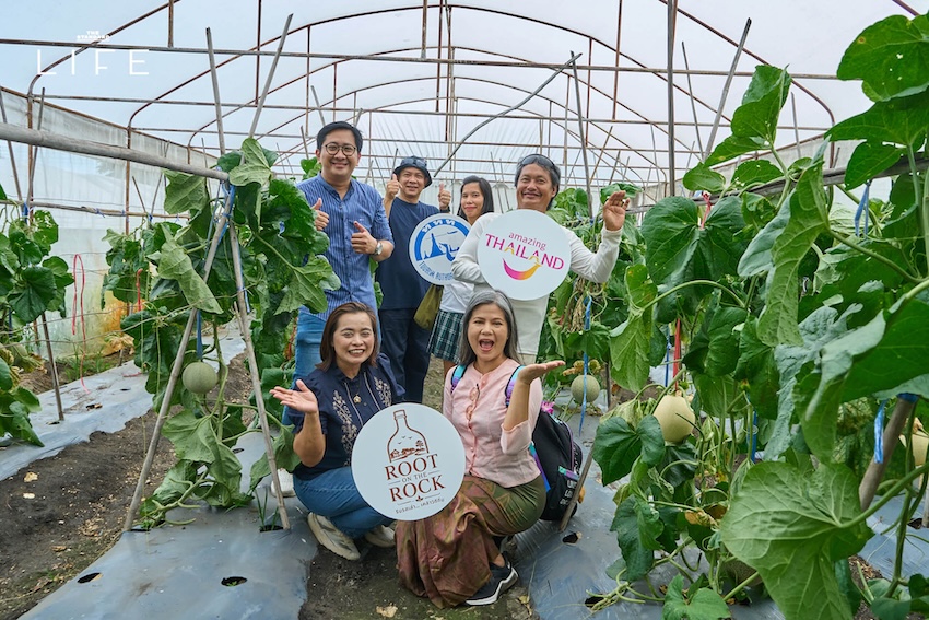 ภาพสุราชุมชนไทยหลากหลายชนิดจัดวางคู่กับวัตถุดิบและบรรยากาศการท่องเที่ยววิถีถิ่น 12