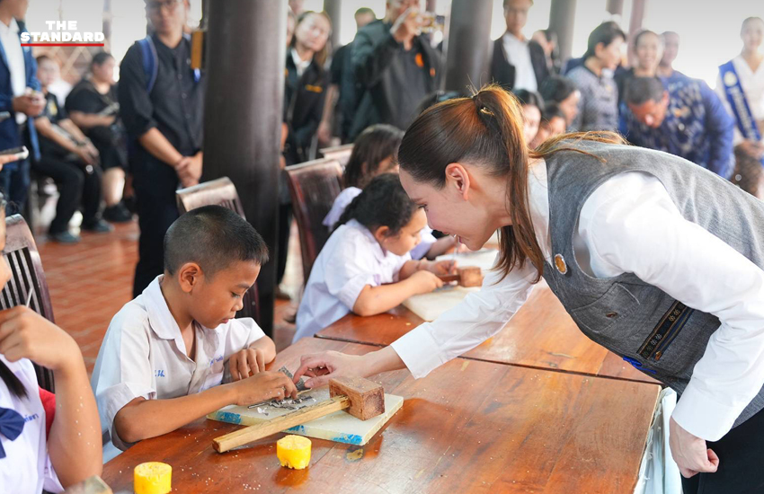 ภาพหนังใหญ่ พร้อมภาพซาบีดา ไทยเศรษฐ์ รัฐมนตรีว่าการกระทรวงวัฒนธรรม 3