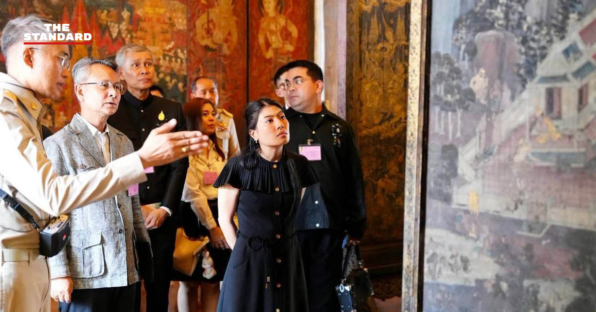 สมเด็จพระเจ้าลูกเธอ เจ้าฟ้าสิริวัณณวรี นารีรัตนราชกัญญา เสด็จพิพิธภัณฑสถานแห่งชาติ พระนคร