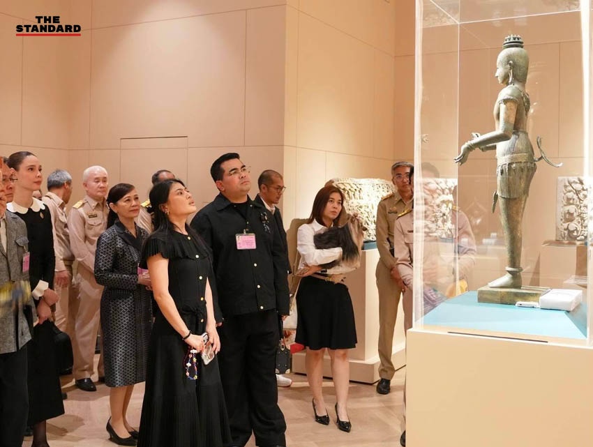 สมเด็จพระเจ้าลูกเธอ เจ้าฟ้าสิริวัณณวรี นารีรัตนราชกัญญา เสด็จพิพิธภัณฑสถานแห่งชาติ พระนคร 8