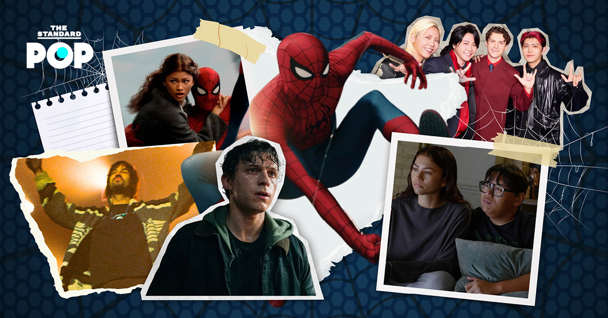 ภาพคอลลาจ Spider-Man: Brand New Day พร้อมชื่อคอลัมน์ POP PULSE และชื่อผู้เขียน